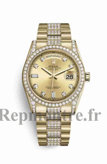 Réplique montre Rolex Day-Date 36 jaune 18 ct en semble de cosses 118388 m118388-0013 - Cliquez sur l'image pour la fermer