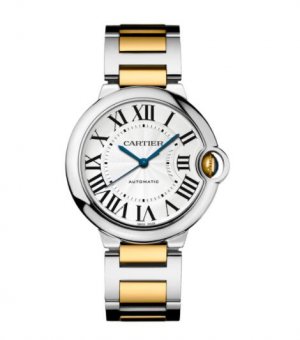 Replique Cartier Ballon Bleu 36mm Jaune Or W2BB0030