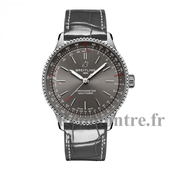 Breitling Navitimer 36 mm Replique montre femme Alligator gris A17327381B1P1 - Cliquez sur l'image pour la fermer