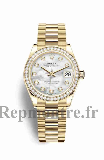 Réplique montre Rolex Datejust 31 jaune 18 ct 278288RBR m278288rbr-0006 - Cliquez sur l'image pour la fermer