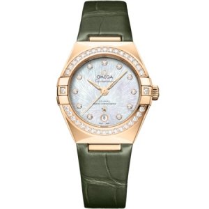 Omega Constellation Manhattan 29 Co-Axial Master Chronometer Moonshine Or Diamant Nacre Supernova A 131.58.29.20.55.003