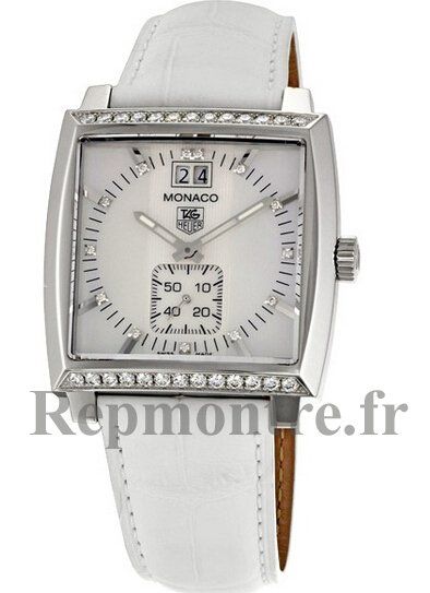 Réplique Tag Heuer Monaco Marron Python Acier hommes Montre WW2115.FC6217 - Cliquez sur l'image pour la fermer