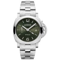 Panerai Luminor Quaranta BiTempo Acier inoxydable Vert PAM01640