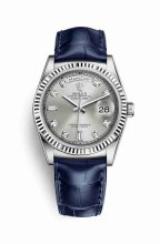Réplique montre Rolex Day-Date 36 blanc 118139 m118139-0081