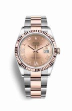 Réplique montre Rolex Datejust 36 Everose Roles 18 ct Everose 126231 m126231-0028
