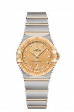 AAA Réplique Montre OMEGA Constellation Acier or jaune diamants 131.20.25.60.58.001