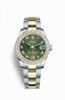 Réplique montre Rolex Datejust 31 Jaune Roles jaune 18 ct 178383 m178383-0043