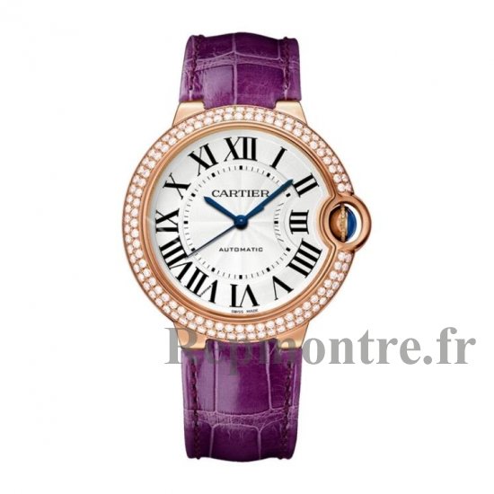 Replique Cartier Ballon Bleu De Cartier 36 mm Rose Gold Diamond WJBB0050 - Cliquez sur l'image pour la fermer