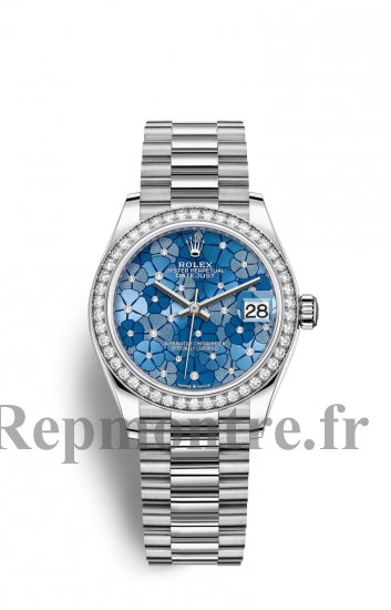 Copie de Rolex Datejust 31 18 ct Blanc Or M278289RBR-0025 - Cliquez sur l'image pour la fermer