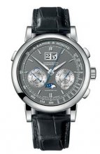 Réplique A.Lange & Sohne Datograph Perpetual Or blanc Cadran gris 410.038