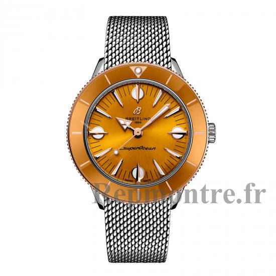 Breitling Superocean Heritage '57 Highlands Capsule 38 mm Copie montre pour homme Jaune 2 bracelets U10340281I1A1 - Cliquez sur l'image pour la fermer
