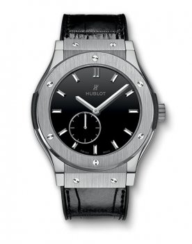 Hublot Classic Fusion Ultra-Thin Titanium Noir Shiny Dial 515.NX.1270.LR