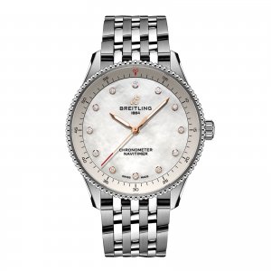 Breitling Navitimer 32 mm Replique montre femme Nacre blanche A77320E61A2A1