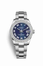 Réplique montre Rolex Datejust 31 Blanc Role blanc 178384 m178384-0058