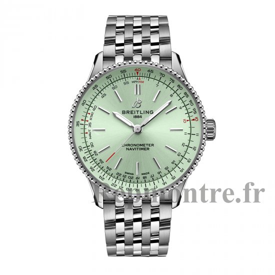 Breitling Navitimer 36 mm Replique montre femme Vert A17327361L1A1 - Cliquez sur l'image pour la fermer