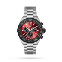 TAG Heuer Formule 1 Quartz Chronographe 200M 43mm Montre Copie Homme Rouge CAZ101AN.BA0842