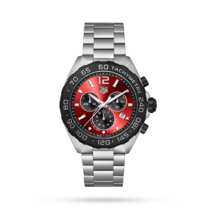 TAG Heuer Formule 1 Quartz Chronographe 200M 43mm Montre Copie Homme Rouge CAZ101AN.BA0842