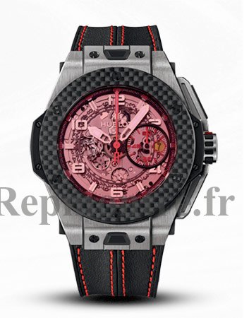 Hublot Big Bang Ferrari Titanium Carbon 401.NQ.0123.VR - Cliquez sur l'image pour la fermer