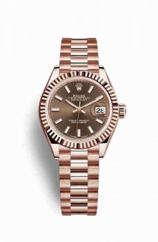 Réplique montre Rolex Datejust 28 Everose 279175 m279175-0007