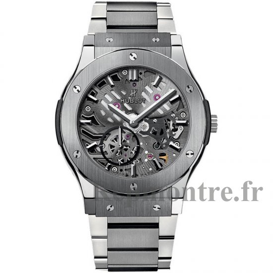 Hublot Classic Fusion Classico Ultra-thin Skeleton Titanium 545.NX.0170.NX - Cliquez sur l'image pour la fermer