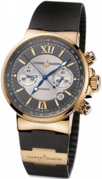 Réplique Ulysse Nardin Maxi Marine Chronographe hommes Montre 356-66-3/319