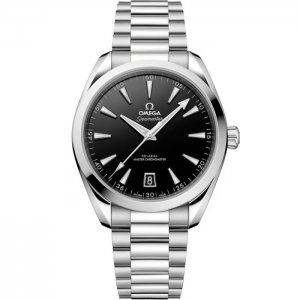 Omega Seamaster Aqua Terra 150M Master Chronometer 41 Bracelet en acier inoxydable noir 220.10.41.21.01.002