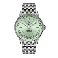 Breitling Navitimer 36 mm Replique montre femme Vert A17327361L1A1