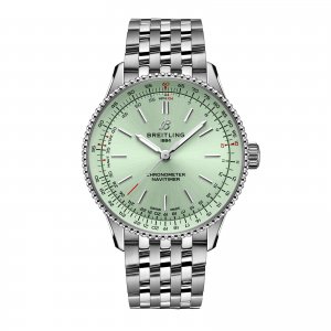 Breitling Navitimer 36 mm Replique montre femme Vert A17327361L1A1