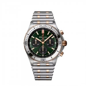 Breitling Chronomat B01 42 Acier Inoxydable Or Rouge Rouleaux Verts UB0134131L1U1  Breitling Chronomat B01 42 Acier Inoxydable Or Rouge Rouleaux Verts UB0134131L1U1