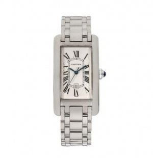 Replique Cartier Tank Americaine Midsize Blanc Or Automatique W26036L1