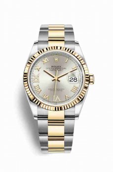 Réplique montre Rolex Datejust 36 Jaune Roles jaune 18 ct 126233 m126233-0032