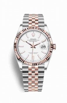 Réplique montre Rolex Datejust 36 Everose Roles 18 ct Everose 126231 m126231-0017