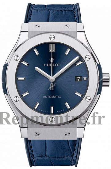 Hublot Classic Fusion Bleu Titanium Réplique Montre 511.NX.7170.LR - Cliquez sur l'image pour la fermer