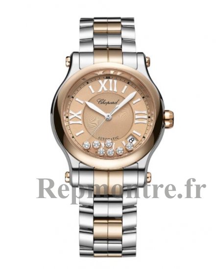 Replique Chopard Happy Sport Steel & Rose Gold 36mm Ladies 278559-6019 - Cliquez sur l'image pour la fermer