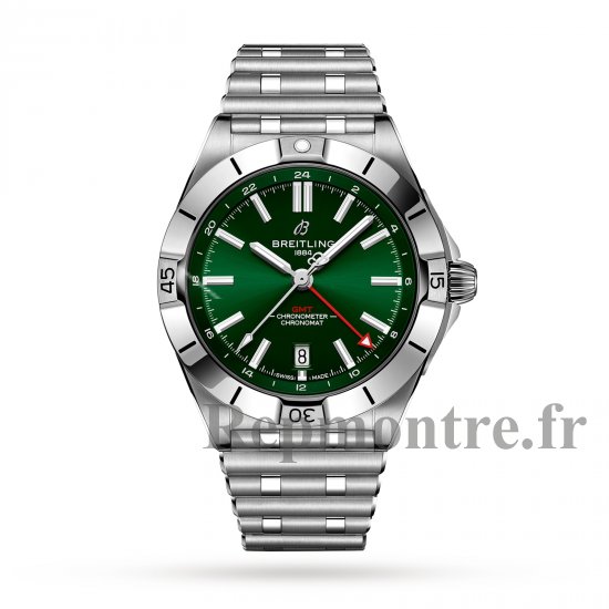 Breitling Chronomat Automatique GMT 40 Cadran Vert Copie montre A32398101L1A1 - Cliquez sur l'image pour la fermer