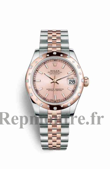 Réplique montre Rolex Datejust 31 Everose Roles 18 ct Everose 178341 m178341-0023 - Cliquez sur l'image pour la fermer