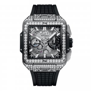 Hublot Square Bang Unico Pave de Titane 42 mm 821.NX.0170.RX.1604