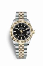 Réplique montre Rolex Datejust 31 Jaune Roles jaune 18 ct 178313 m178313-0001