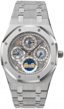 Réplique Audemars Piguet Royal Oak Perpetual Calendar Skeleton montre 25829ST.OO.0944ST.01