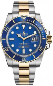 Rolex Submariner Bleu Dial Bleu Ceramic Bezel Automatique Réplique Montre 116613LB