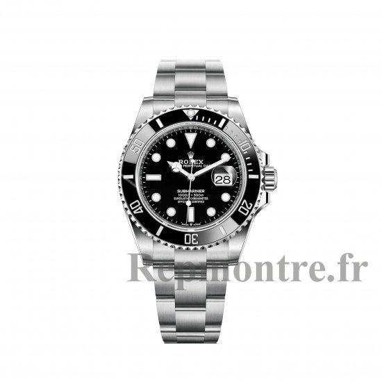 Réplique montre Rolex Submariner Date Oystersteel Noir Cerachrom Lunette 41mm - Cliquez sur l'image pour la fermer