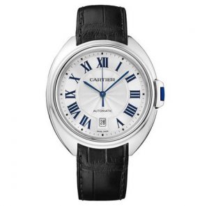 Réplique Cartier Cle De Cartier Automatique 40mm Or blanc Montre WGCL0005