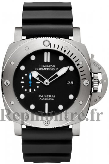 Réplique de montre Panerai Luminor Submersible 1950 3 Jours Titanio 47mm PAM01305 - Cliquez sur l'image pour la fermer