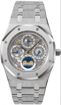 Réplique Audemars Piguet Royal Oak Perpetual Calendar Skeleton montre 25829PT.OO.0944PT.01