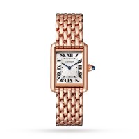 Cartier Tank Louis Cartier Replique montre Petit Enroulement Manuel Or Rose WGTA0023