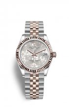 Replique Montre Rolex Datejust 31 OysterAcier and EveOr Rose M278271-0032
