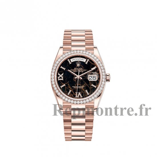 Replique Rolex Day-Date 36 montre 18 ct Everose gold M128345RBR-0044 - Cliquez sur l'image pour la fermer