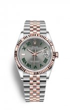 Replique Montre Rolex Datejust 36 OysterAcier and EveOr Rose M126231-0029