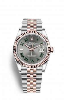 Replique Montre Rolex Datejust 36 OysterAcier and EveOr Rose M126231-0029