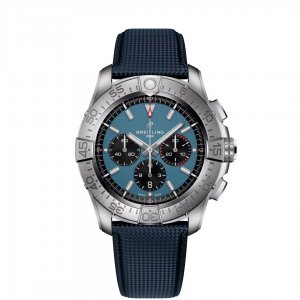 Breitling Super Avenger B01 Chronographe EB0148101C1X1 46mm Bracelet Titane Bleu  Breitling Super Avenger B01 Chronographe EB0148101C1X1 46mm Bracelet Titane Bleu